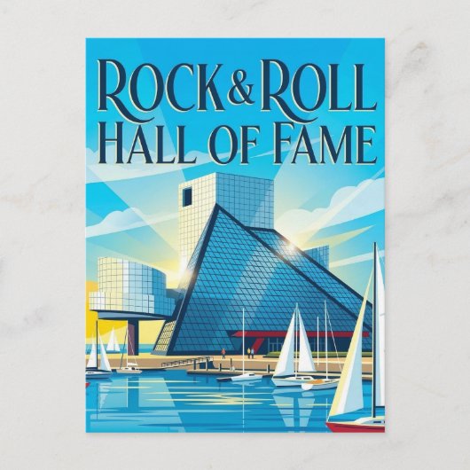 Rock and Roll Hall ポストカード (正面)
