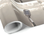 Rock And Roll Microphone ラッピングペーパー (ロールコーナー)