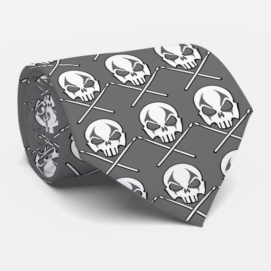 Rock and Roll Tie Death Metal Tie Customize ネクタイ (ロール)