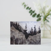 "Rock Cliff #1" Country Roadsはがき ポストカード (スタンド正面)