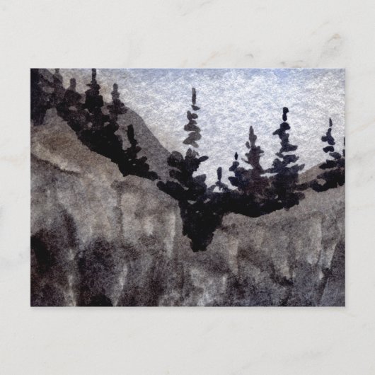 "Rock Cliff #1" Country Roadsはがき ポストカード (正面)