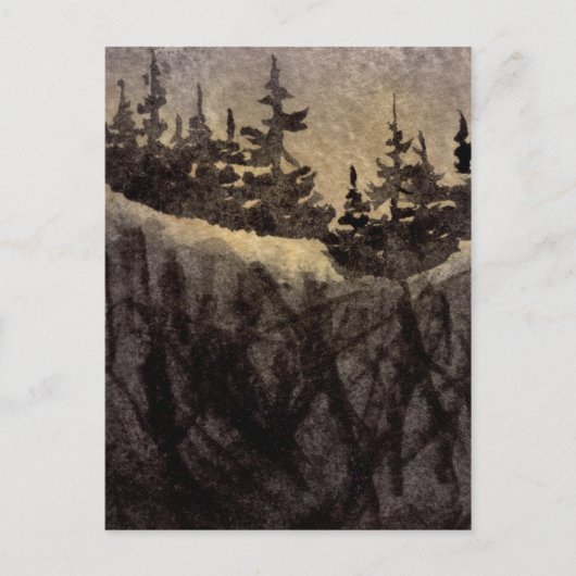 "Rock Cliff #4" Country Roadsはがき ポストカード (正面)