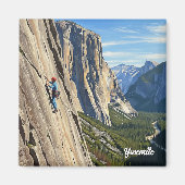 Rock Climbing at Yosemite National Park マグネット (正面)