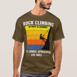 Rock Climbing Bouldering Climber Vintage Retro Tシャツ
