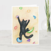 Rock Climbing Cat カード (正面)
