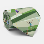 Rock Climbing Greens Neck Tie ネクタイ (ロール)