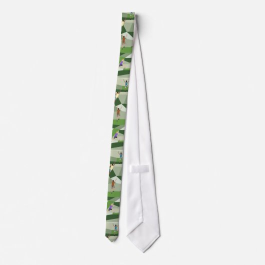 Rock Climbing Greens Neck Tie ネクタイ (裏面)