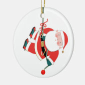 Rock Climbing holiday gift ceramic ornament セラミックオーナメント (左)