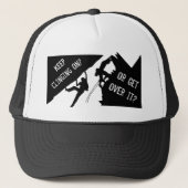 Rock Climbing - Keep Clinging On Or Get Over It? キャップ (正面)