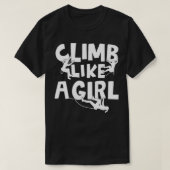 Rock Climbing Mountain Climber Gift Pullover Tシャツ (デザイン正面)