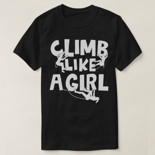 Rock Climbing Mountain Climber Gift Pullover Tシャツ (デザイン正面)