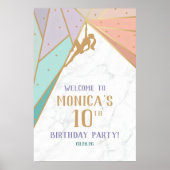 Rock Climbing Welcome Poster ポスター (正面)