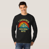 Rock Creek Butte Hiking Mountian Climbing Tシャツ (正面フル)