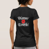 「Rock Diva, Divas Rock T-Shirt」 – カスタマイズ可能 Tシャツ (裏面)