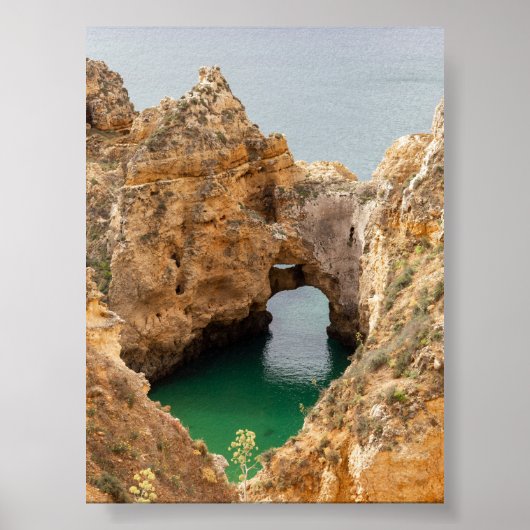 Rock formations in Algarve ポスター (正面)