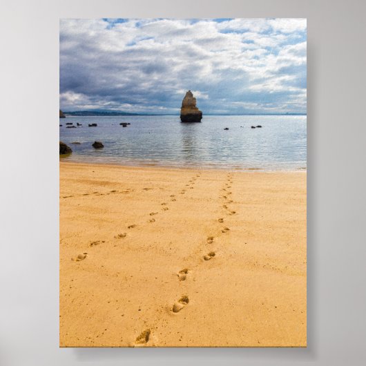 Rock formations in Algarve ポスター (正面)