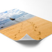 Rock formations in Algarve ポスター (角)