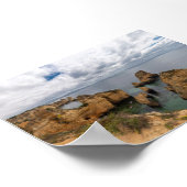 Rock formations in Algarve ポスター (角)