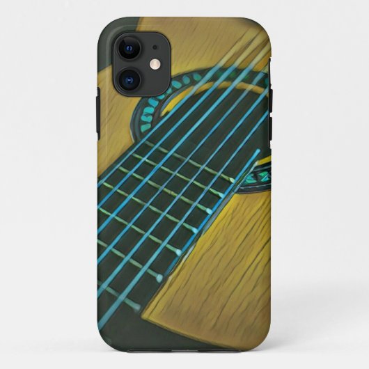 Rock guitar player Case-Mate iPhoneケース (裏面)