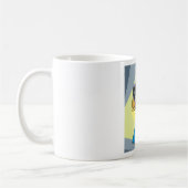 Rock Guitarist 70s Style Musician コーヒーマグカップ (左)