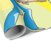 Rock Guitarist 70s Style Musician ラッピングペーパー (ロールコーナー)