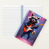 Rock Guitarist、Raccoon、作家Natasha Us ノートブック (内側)