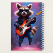 Rock Guitarist、Raccoon、作家Natasha Us ノートブック (裏面)