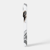 Rock Hand Lightning Vintage Style iPhoneケース (左側面)