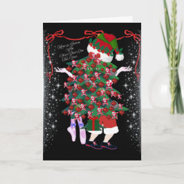 Rock-in Around The Christmas Tree Greeting Card カード