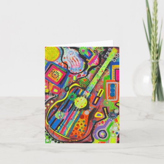 ROCK in the USA 空白の Note Card ノートカード (正面)