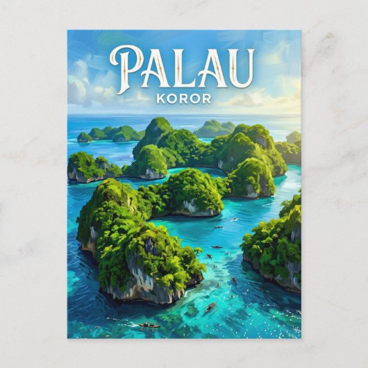 Rock Islands Palau ポストカード (正面)