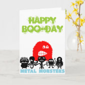 Rock=Life 「金属モンスター-幸せなブーイング日の」カード カード (黄色い花)