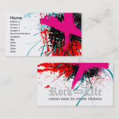 Rock=Life 「18歳未満お断りの」プロフィールカード 名刺 (正面/裏面)