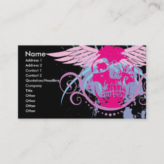 Rock=Life 「Trendskull」のプロフィールカード 名刺