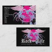 Rock=Life 「Trendskull」のプロフィールカード 名刺 (正面/裏面)