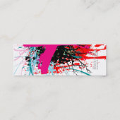 Rock=Life 'X-Rated Earth'プロファイルカード スキニー名刺 (裏面)