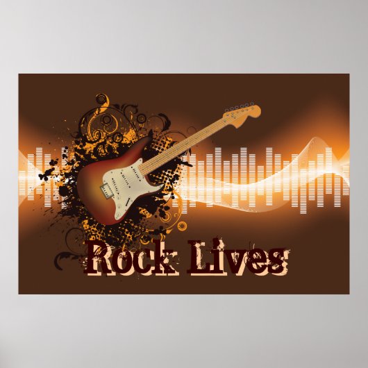 Rock Lives - Rock Music ポスター (正面)