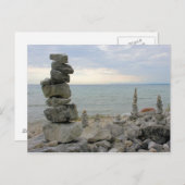 Rock Monuments of Mackinac Island, MI – はがき (正面/裏面)