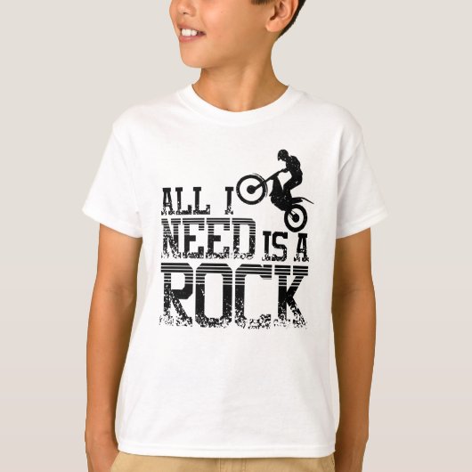 Rock Moto Trial Bike Tシャツ (正面)