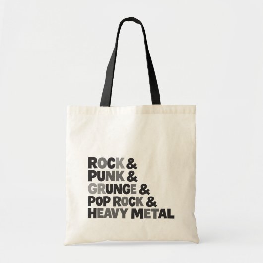 Rock Music トートバッグ (正面)