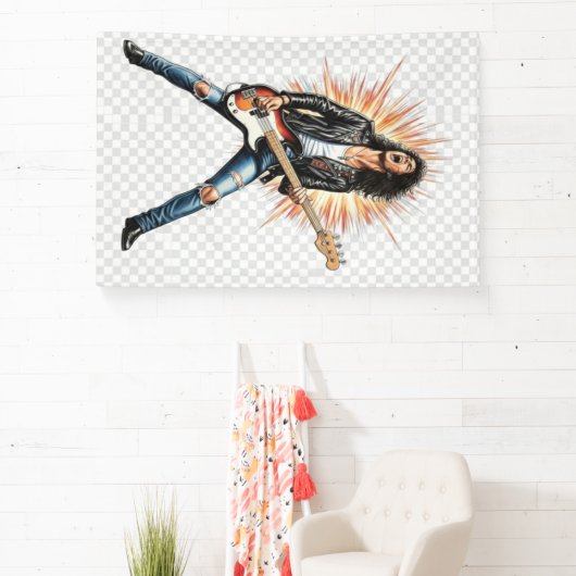 Rock music banner 横断幕 (インサイチュ)