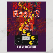 Rock Nロールフライヤー80sジャム チラシ (裏面)