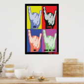 Rock Nロールポスター ポスター (キッチン)