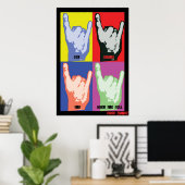 Rock Nロールポスター ポスター (ホームオフィス)