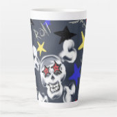 Rock-N-転がスカルラテMug 1 of 2 カフェラテマグ (正面)
