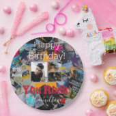 Rock-N-転がテーマ誕生日紙カップ – HAMbWG ペーパープレート (パーティー)