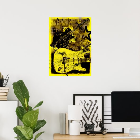 Rock n Roll ポスター (ホームオフィス)