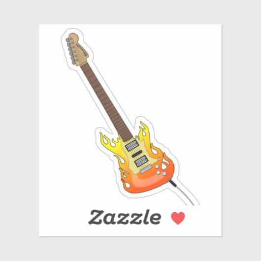 Rock n Roll Electric Guitarノートパソコンシール シール (シート)