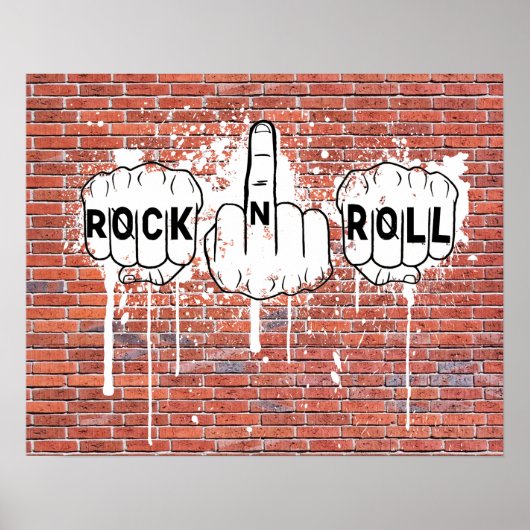 Rock-N-Roll Graffiti ポスター (正面)