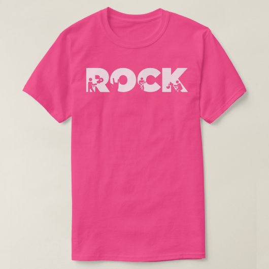 Rock N Roll Guitar Player Band MusicianGuitar1082 Tシャツ (デザイン正面)